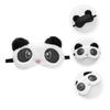 1Pc Adorable Panda Eye Mask Plush Cartoon Sleep for for Travel Relaxation Improved Sleep Quality Blocks Light Reduces Eye Fatigue view 3