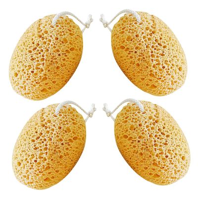 4pcs Reusable Shower Sponges Exfoliating Body Scrubber Poufs for Men Women Soft Cleaning Bath Sponges for Enhanced Lathering Gentle Cleansing Space Saving Design for All Skin Types