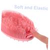 3Pcs Dual Sided Silicone Bath Brush Gentle Exfoliating Body Scrubber for Sensitive Skin Ergonomic Handheld Tool for Deep Cleansing Massaging for Back Shoulders view 3