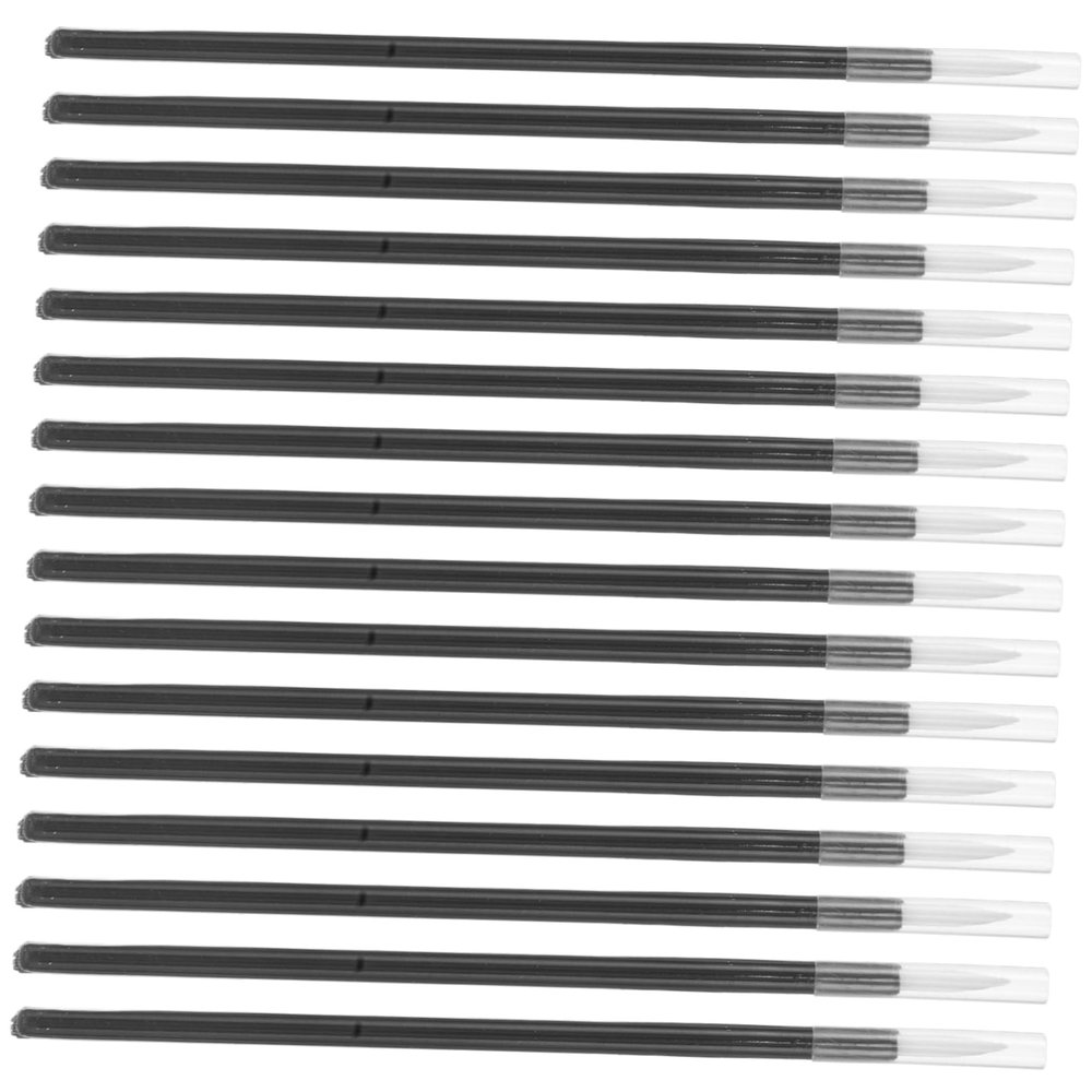 Beaupretty 200pcs Precision Eyeliner Brush Set Portable Fiber Tip Makeup Brushes with Caps for Beginners and Professionals Eyeliner Applicator Tool for Eye Makeup