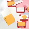 uxcell Small Square Pocket Mirror for Purse, 2.44 Inch Stainless Steel Compact Makeup Mirror with Leather Case, Travel Mirror Handheld Mirror for Women, Girls, Purse, Gift(Yellow) view 3