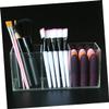 Beaupretty Transparent Acrylic Makeup Brush Storage Box Durable Cosmetic Organizer for Creams Pencils Brushes Lip Gloss Stylish Sundries Container for Women view 3