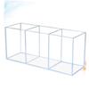 Beaupretty Transparent Acrylic Makeup Brush Storage Box Durable Cosmetic Organizer for Creams Pencils Brushes Lip Gloss Stylish Sundries Container for Women view 4