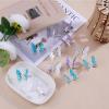 12 Pcs Moving Butterfly Hair Clips Cute Silver Butterfly Hair Barrettes Aesthetic Shiny Butterflies Claw Clips for Women Thick or Thin Hair, Headwear Gifts for Party Decor view 4