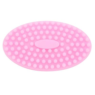 Akozon Akozon Baby Shampoo Brush - Exfoliating Silicone Bathing Brush for Hair Washing and Scalp Massage  Multipurpose and Gentle for Kids (Pink)