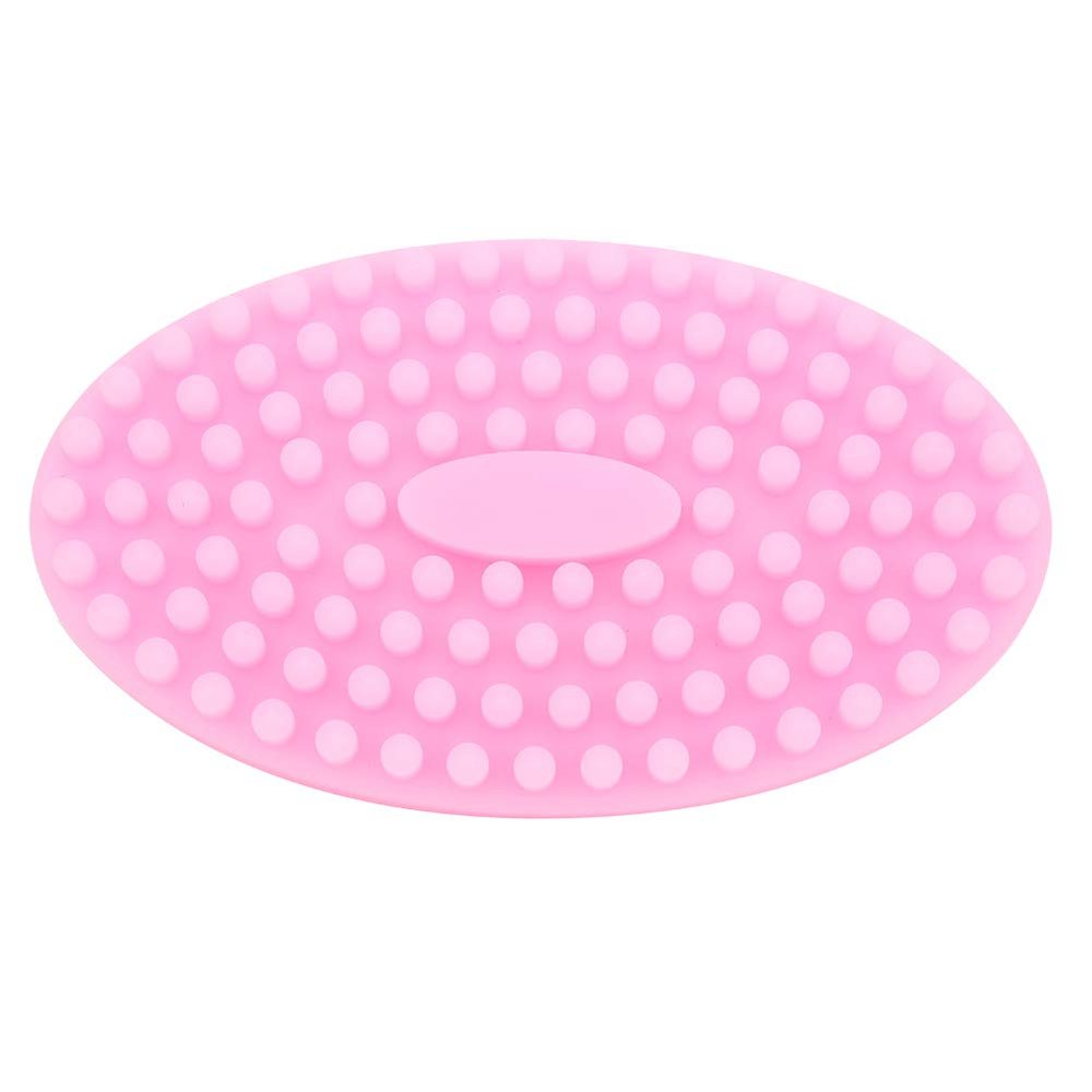 Akozon Akozon Baby Shampoo Brush - Exfoliating Silicone Bathing Brush for Hair Washing and Scalp Massage  Multipurpose and Gentle for Kids (Pink)