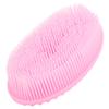 Akozon Akozon Baby Shampoo Brush - Exfoliating Silicone Bathing Brush for Hair Washing and Scalp Massage  Multipurpose and Gentle for Kids (Pink) view 2