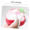 6Pcs Fruit Shape Bath Sponge Exfoliating Shower Sponges for Materials for Newborns and Daily Use for Showers and Birthdays view 2