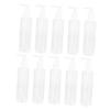 10Pcs Cleansing Oil Pump Bottle Transparent Liquid Dispenser for Creams Lotions Skin Care and Essential Oils Refillable Empty Pump Bottles for Easy Use and Cleaning view 1