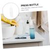 10Pcs Cleansing Oil Pump Bottle Transparent Liquid Dispenser for Creams Lotions Skin Care and Essential Oils Refillable Empty Pump Bottles for Easy Use and Cleaning view 2