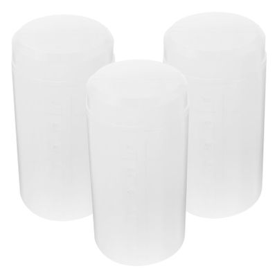 Amosfun 3Pcs Travel Makeup Brush Holders with Cover Organizers for Clean and Neat Vanity Versatile Brush Containers for Makeup Tools and Accessories