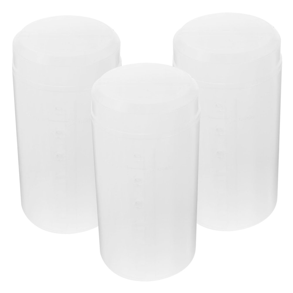 Amosfun 3Pcs Travel Makeup Brush Holders with Cover Organizers for Clean and Neat Vanity Versatile Brush Containers for Makeup Tools and Accessories