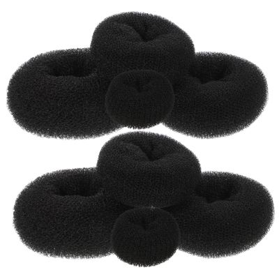 Beaupretty 8Pcs Small Bun Donut Makers Wear-Resistant Reusable Hair Bun Forms for Women Compact Hairstyle Tools for Daily Use