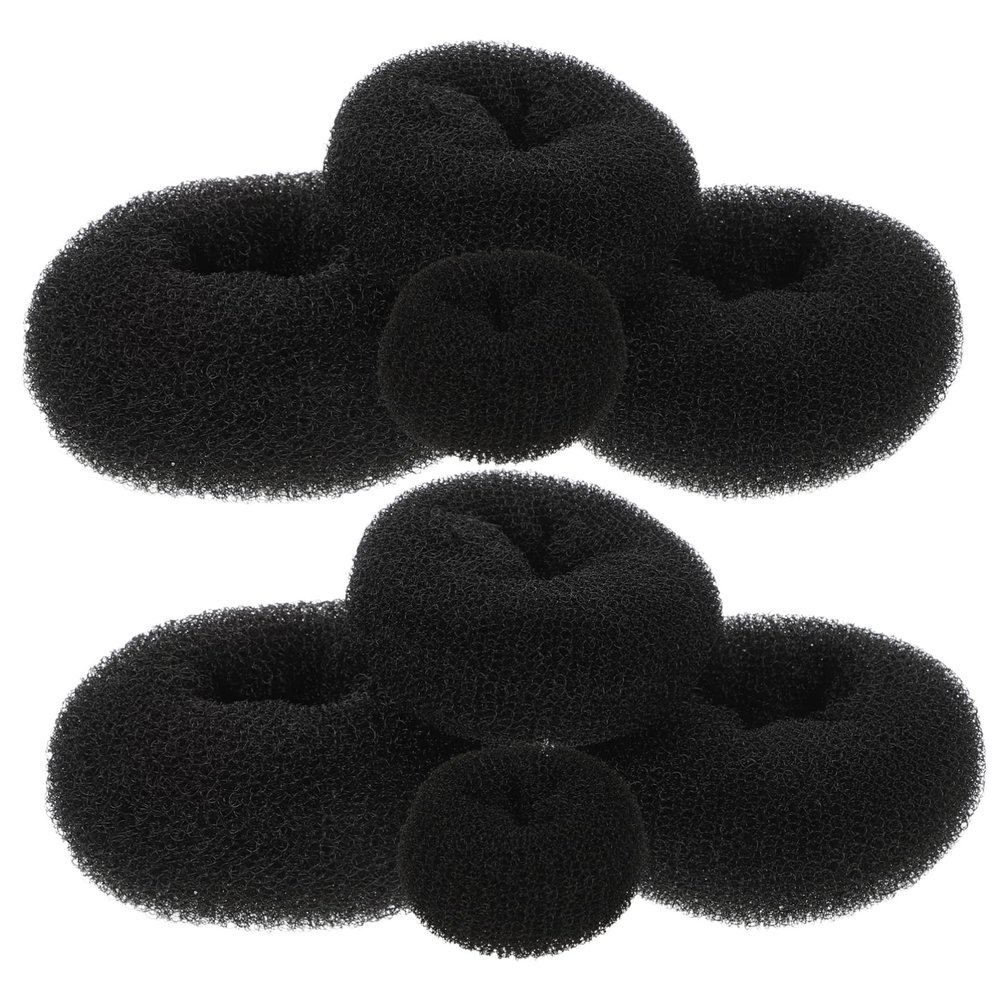 Beaupretty 8Pcs Small Bun Donut Makers Wear-Resistant Reusable Hair Bun Forms for Women Compact Hairstyle Tools for Daily Use