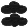 Beaupretty 8Pcs Small Bun Donut Makers Wear-Resistant Reusable Hair Bun Forms for Women Compact Hairstyle Tools for Daily Use view 1
