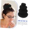 Beaupretty 8Pcs Small Bun Donut Makers Wear-Resistant Reusable Hair Bun Forms for Women Compact Hairstyle Tools for Daily Use view 3