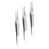 3Pcs Professional Tweezers for Eyebrow Grooming Facial Tweezers with Ergonomic Grip for Hair Trimming and Precision Removal for Women view 1