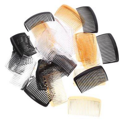 36Pcs Decorative Side Combs for Women DIY Hair Accessories with Multi Tooth Design for Fine Thin Hair Made of Safe and Transparent