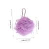 4Pcs Soft Mesh Bath Loofah Exfoliating Body Scrubber Gentle Cleansing Shower Accessories for Abundant and for All Users view 2