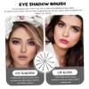 12Pcs Angled Eyeliner Brush Precision Eyebrow and Eyeliner Makeup Tools for Women Durable Beauty Cosmetic Applicators Friends and Self view 4