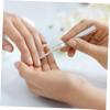 2Pcs Stainless Steel Cuticle Remover Tool Dead Skin Pusher Fork Trimmer for Manicure and Pedicure Nail Art Instruments for Fingernails Toenails view 4