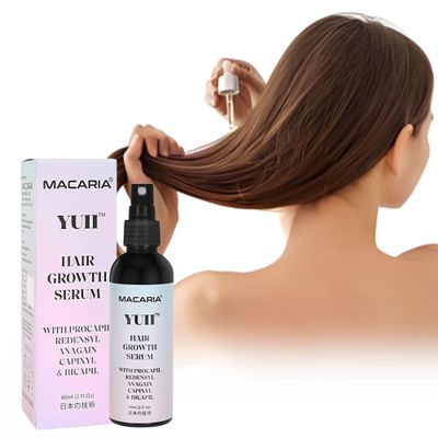 MACARIA Yuii Procapil & Redensyl Hair Serum with Anagain Serum for hair Growth By Japanese technology
