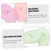 3 Pairs Silicone Ear Covers for Hair Dyeing Ear Protection view 3