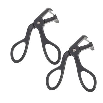 2pcs Handheld Eyelash Curler Portable Cute Curling Tool for Short Lashes Comfortable Design for Quick and Effortless Curling for Travel and Makeup Touch Ups