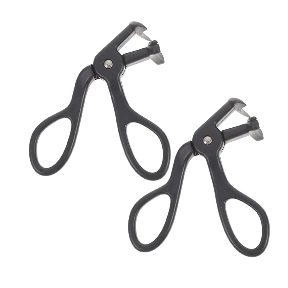 2pcs Handheld Eyelash Curler Portable Cute Curling Tool for Short Lashes Comfortable Design for Quick and Effortless Curling for Travel and Makeup Touch Ups