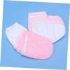 Beaupretty 4 Pairs of Beauty Gloves and Foot Covers Set Moisturizing Paraffin Wax Insulated Gloves for Spa Care for Dry Cracked Skin view 4