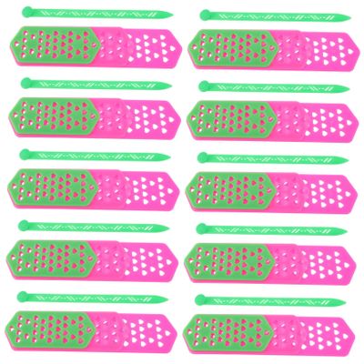 50pcs Hairdressing Tool Heat Resistant Non Tracing Perm Plates for Cold Perming Versatile Durable Insulation Wave Clips for Women Styling Kit