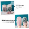 3pcs Double Sided Bathing Gloves Exfoliating Shower Scrubber Mitts for Gentle Skin Care Soft Mesh for Abundant Bubbles Durable and for Home Use Light view 3