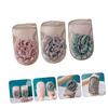 3pcs Double Sided Bathing Gloves Exfoliating Shower Scrubber Mitts for Gentle Skin Care Soft Mesh for Abundant Bubbles Durable and for Home Use Light view 4