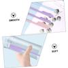 3pcs Silicone Beauty Scraper Long Handle Makeup Spatula for Even Lotion Application for Cosmetics and Bottle Scraping Random Colors view 4