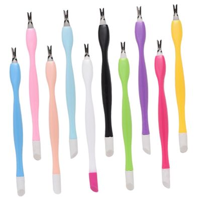 50Pcs Dual Headed Nail Dead Skin Forks Professional Manicure and Pedicure Tools for Exfoliating and Nail Care Durable and Compact Nail Art Accessories