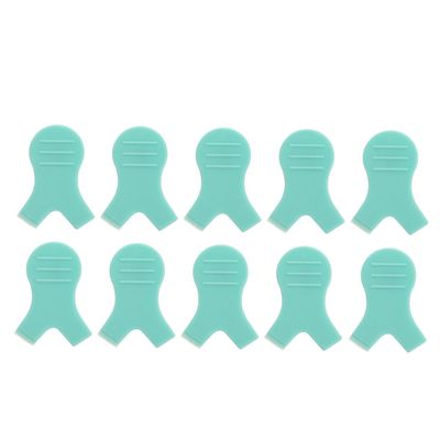 10Pcs Shaped Eyelash Perming Brushes for Curling and Lifting Comfortable Eyelash Grafting Tools Fit All Eye Shapes Easy to Carry and Store