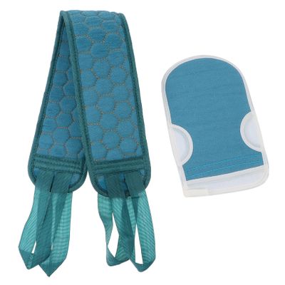 2Pcs Exfoliating Bath Gloves Scrubber Soft Skin Friendly Massage Brush for Spa Shower and Deep Cleansing for Revitalizing Dull Skin and Relaxation