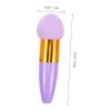 3Pcs Angled Makeup Sponge with Handle Soft Reusable Face Powder Puff for Foundation Portable Cosmetic Tool for Quick Touchups Skin Friendly Compact Design view 2