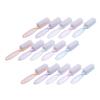 15Pcs Nail Art Cleaning Brush Durable Nail Cleaner Tools for Nail Salon Lightweight and Easy to Use for Manicure Pedicure Non Damaging to Nails view 1