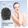 4Pcs Exfoliating Shower Gloves Creative Bathing Balls for Gentle Exfoliation Skin Wash Gloves Grey for Removing Keratin view 3
