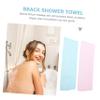 Beaupretty 2pcs Exfoliating Body Scrub Towel Long Soft Goshi Back Shower Towel for Men Women view 3
