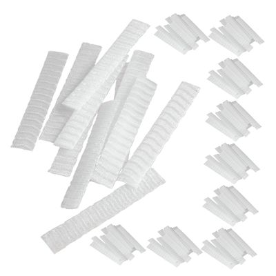 100pcs Makeup Brush Protectors - Expandable Mesh Covers Universal for Makeup Brushes Large and Small Brushes Travel and Storage