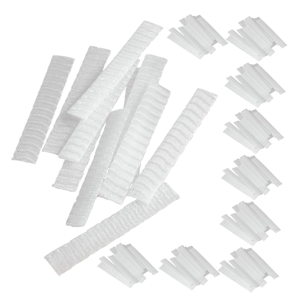 100pcs Makeup Brush Protectors - Expandable Mesh Covers Universal for Makeup Brushes Large and Small Brushes Travel and Storage