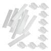 100pcs Makeup Brush Protectors - Expandable Mesh Covers Universal for Makeup Brushes Large and Small Brushes Travel and Storage view 1