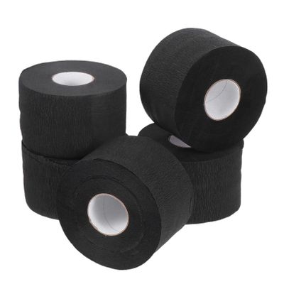 5Rolls Disposable Neck Papers Hairdressing Neck Tape for Professional Salon Use Convenient Barber Neck Strips for Hair Cutting Styling and Dyeing
