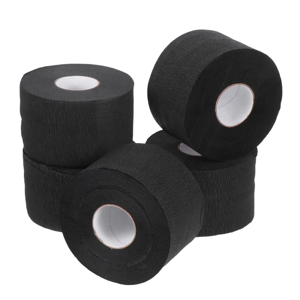 5Rolls Disposable Neck Papers Hairdressing Neck Tape for Professional Salon Use Convenient Barber Neck Strips for Hair Cutting Styling and Dyeing