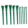 10Pcs Makeup Brush Versatile Cosmetic Brushes for Face Powder Easy to Clean Portable for Daily Makeup Needs Dense Hairs for Application view 1