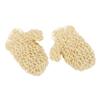 1 pair Exfoliating Gloves for Shower Natural Sisal Bathing Mittens for Deep Cleansing Reusable Spa Scrubbing Gloves for Body Wash for Refreshing Skin Care Routine view 1