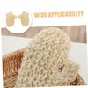 1 pair Exfoliating Gloves for Shower Natural Sisal Bathing Mittens for Deep Cleansing Reusable Spa Scrubbing Gloves for Body Wash for Refreshing Skin Care Routine view 3