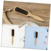 2Pcs Wood Beard Brush for Men Soft Boar Bristle Grooming Tool with Ergonomic Handle for Facial Hair Styling and Cleaning Lightweight and Portable for Home and Travel view 3